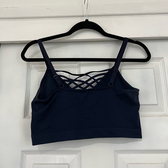 NWOT: Strappy Navy Blue Bralet - Picture 3 of 3
